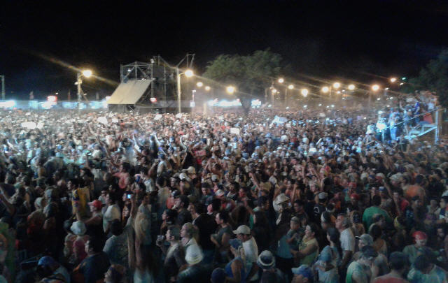 Una multitud colmó la cuarta velada de La Chaya.