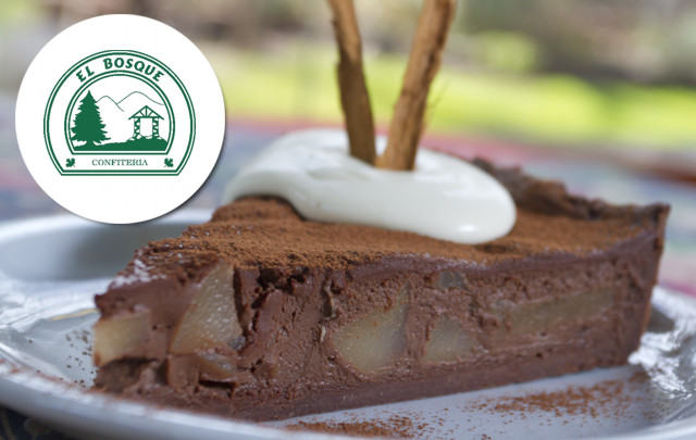 El Bosque: Tarta de peras y chocolate