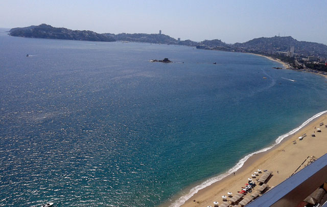 FOTO: La bahía de Acapulco, sobre el océano Pacífico.