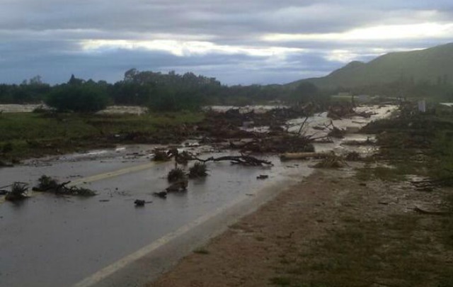 En Luján hay 100 evacuados. (Foto de @GloriaSanLuis)
