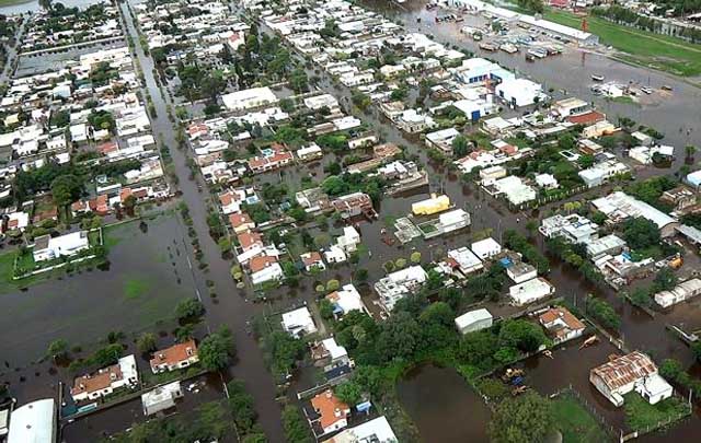 Dramática vista aérea de Idiazábal.