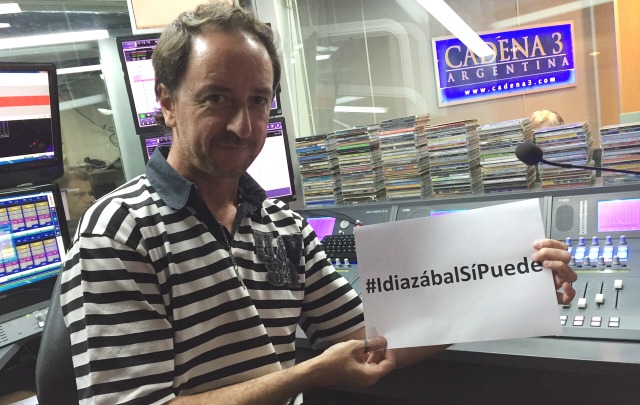 #IdiazabalSiPuede es la consigna a la que se sumó Viva la Radio