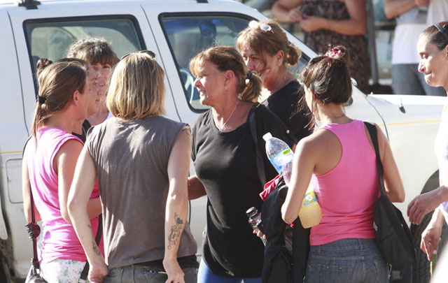 Familiares de Andrea Castana.