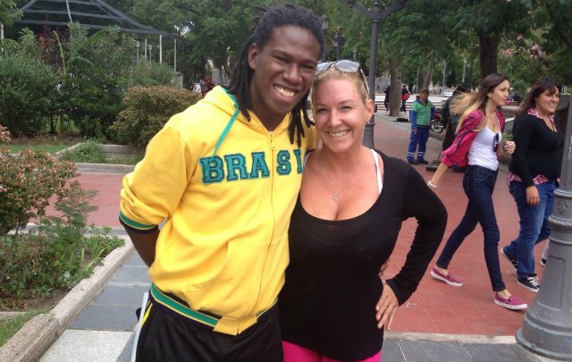 Brasileños llegaron a San Luis para festejar en Carnaval de Río.