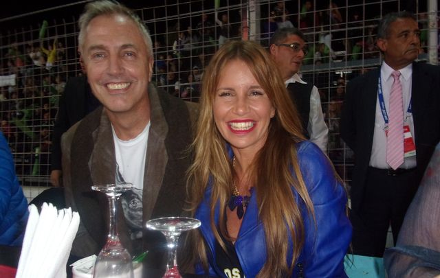 Marley y Florencia Peña, dos de los famosos que se dieron cita. 