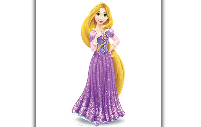 FOTO: Celeste en la boda de su hermana con un look similar a la princesa Rapunzel.