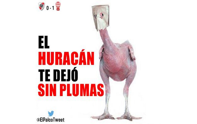 Los memes para River no se tardaron en salir.