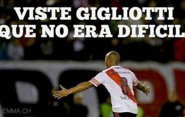 Las cargadas a los hinchas de Boca.