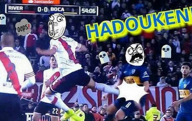 Las cargadas a los hinchas de Boca.