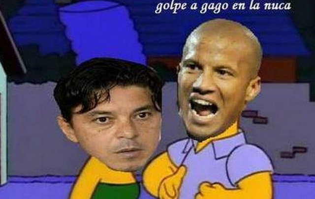 Las cargadas a los hinchas de Boca.