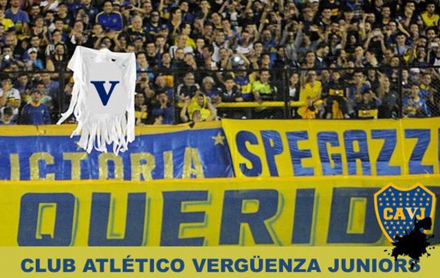 Afiches de River por la eliminación de Boca en La Libertadores.