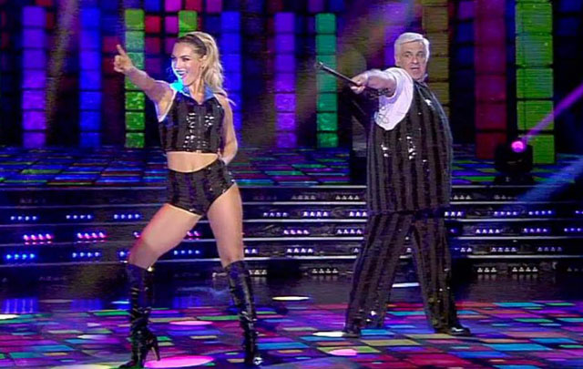 Samid debutó en la pista de Bailando por un sueño 2015.