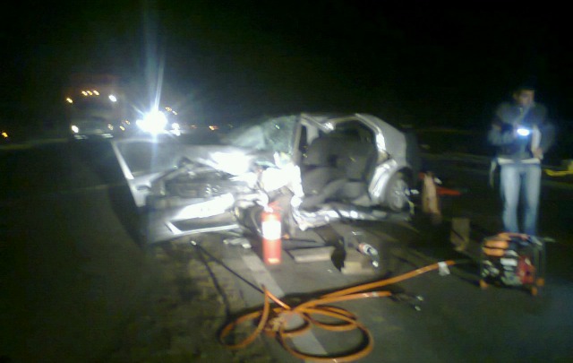 Un muerto tras un choque frontal en ruta 8 en Córdoba.