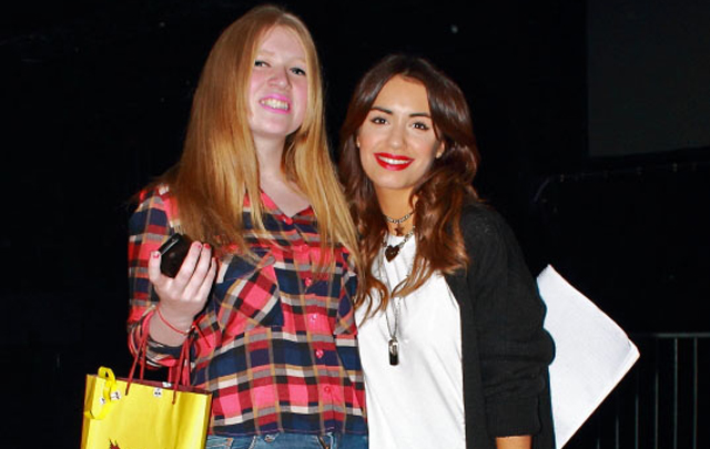 Lali Espósito en el Meet & Greet.