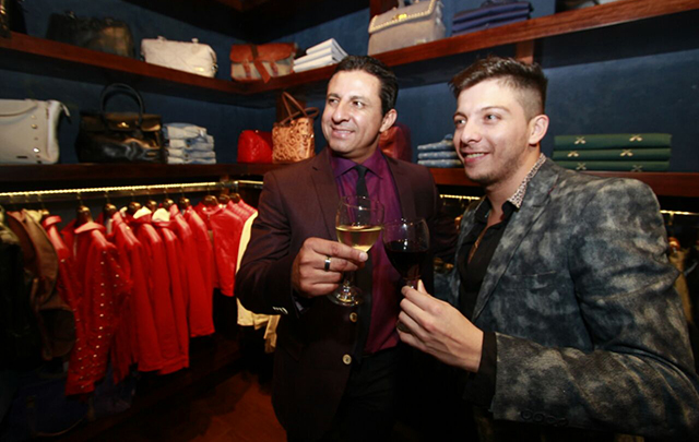 Damián Córdoba acompañó a Gustavo Arce.