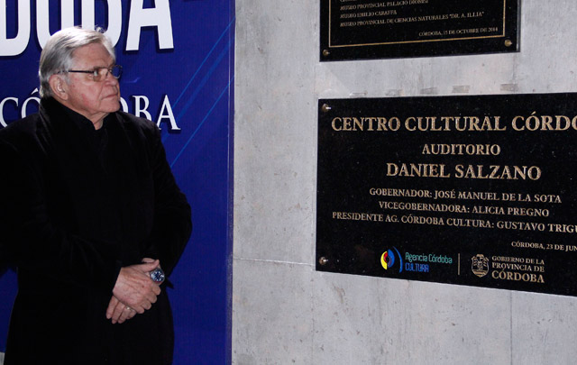 Rony Vargas en el homenaje a Salzano (Gentileza: Marcelo Fernández).