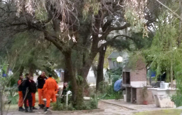 El operativo se desarrolla en el Club Náutico de Santiago del Estero.