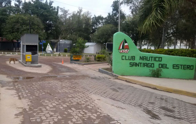 El operativo se desarrolla en el Club Náutico de Santiago del Estero.