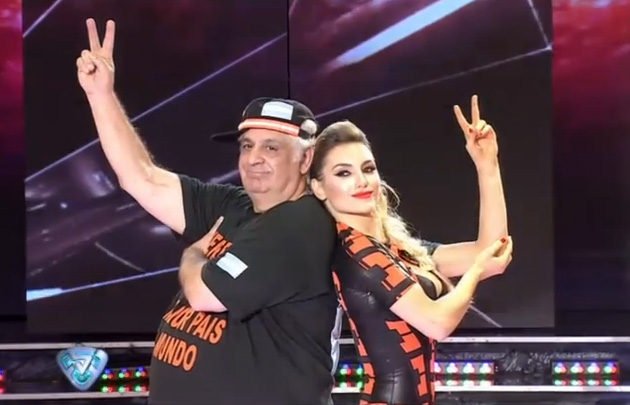 Samid y Macaggi bailaron su versión de Street Pop.