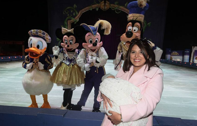 Geo Monteagudo y Amira en Disney on Ice.