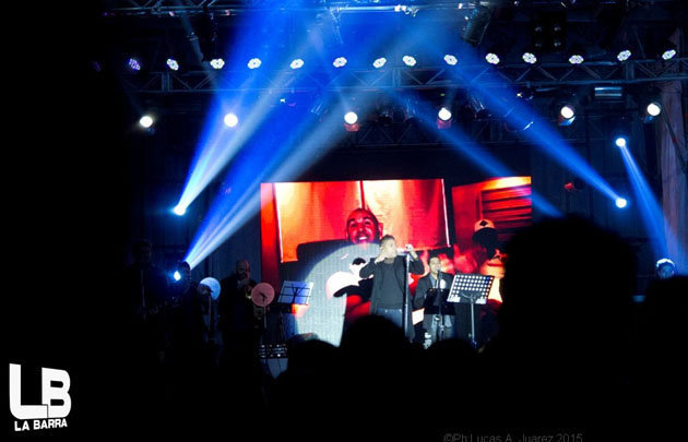 El show estuvo acompañado por un importante despliegue.