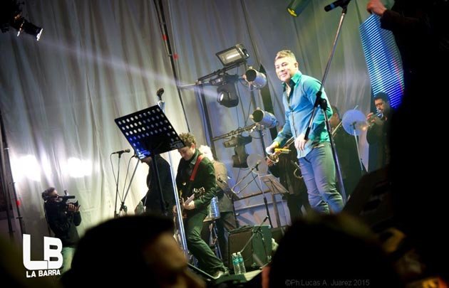 El show estuvo acompañado por un importante despliegue.