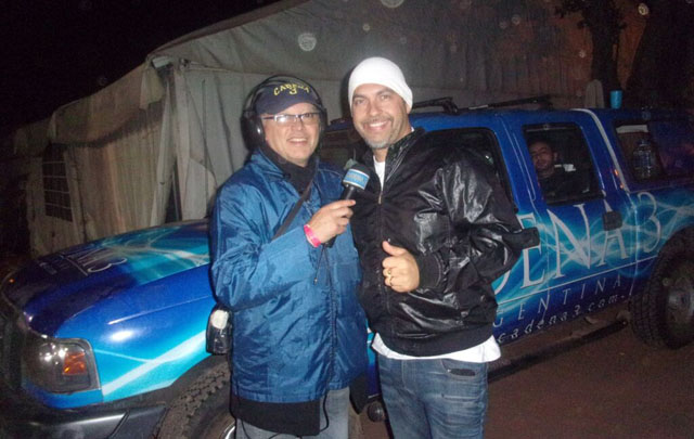 Cadena 3, en la cobertura del Festival del Trichaco.