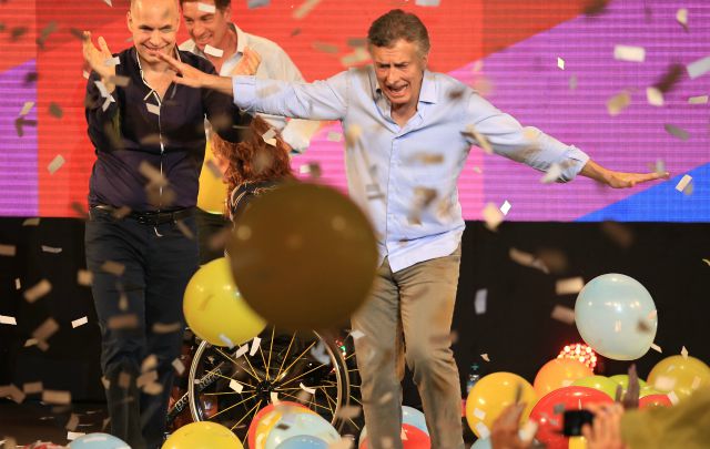 El líder del PRO festejó la victoria de Rodríguez Larreta.