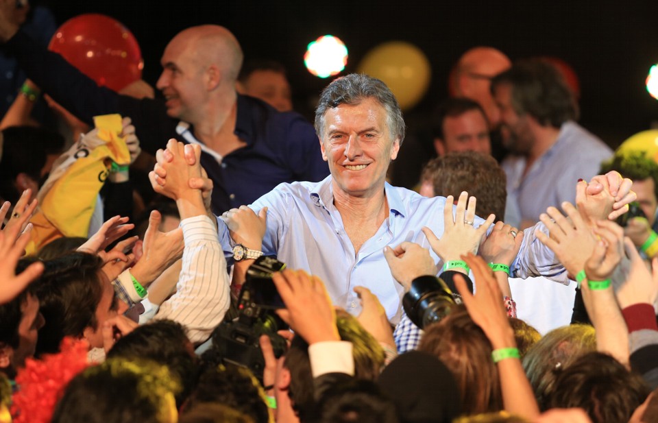 FOTO: El líder del PRO festejó la victoria de Rodríguez Larreta. 