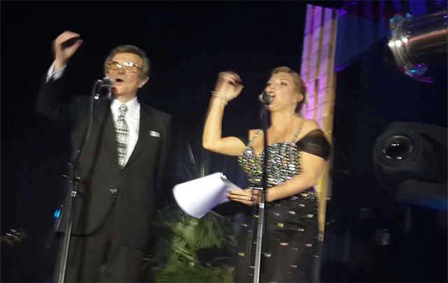Silvio Soldán y Celeste Benecchi, los presentadores de lujo del Festival en La Falda.
