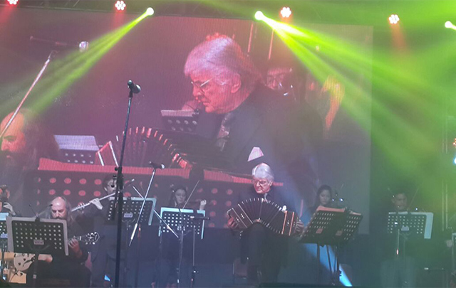 Osvaldo Piro y su Orquesta, en la noche inaugural del festival.