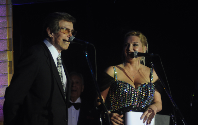 Silvio Soldán y Celeste Benecchi, los animadores del festival.