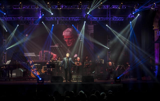 Osvaldo Piro y su orquesta, figura de la noche inaugural del festival.