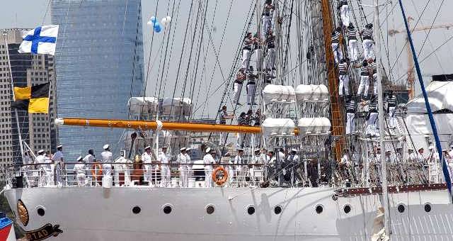 La fragata fue embargada por deudas de la Argentina con fondos buitres.