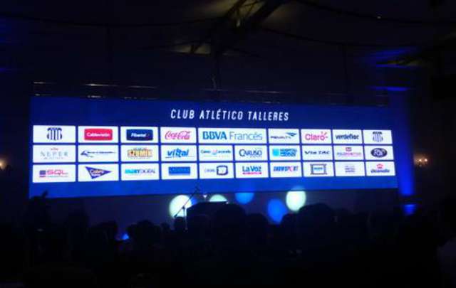 Talleres presentó a sus sponsors.