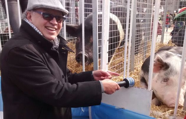 Orlando Morales en La Rural.