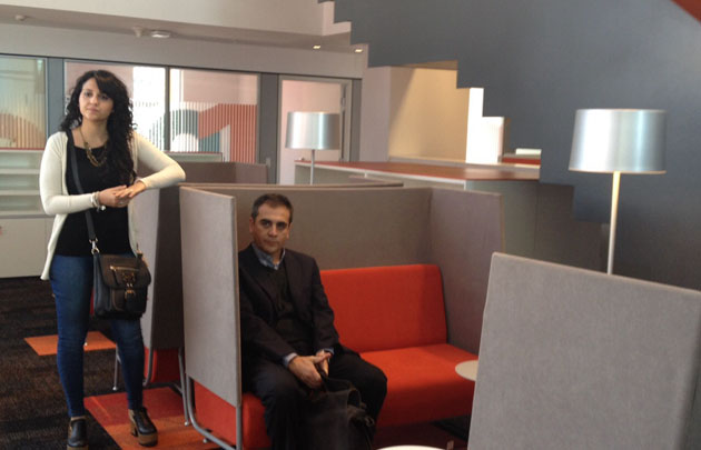 La prensa recorrió las instalaciones de Casa Naranja.