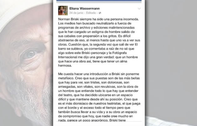 Su mujer se había expresado a través de Facebook.