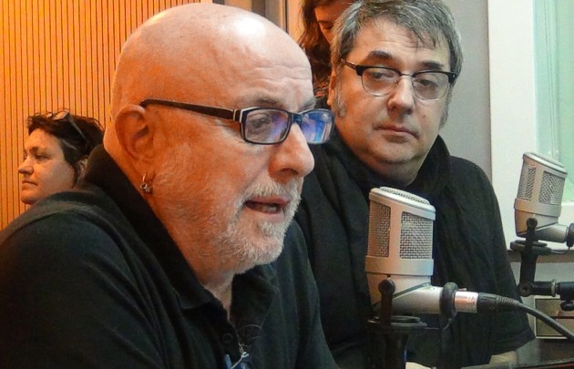 Juan Carlos Baglietto y Lito Vitale en ''Viva la Radio''.