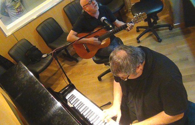 Juan Carlos Baglietto y Lito Vitale en ''Viva la Radio''.