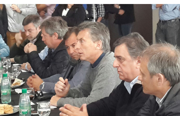 Mauricio Macri en La Rural de Río Cuarto.