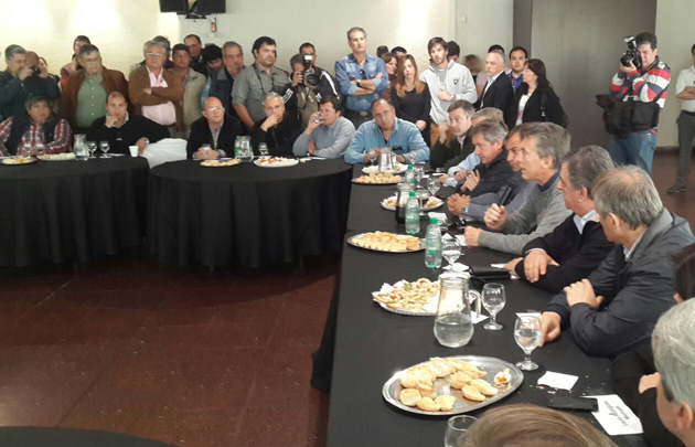 Mauricio Macri en La Rural de Río Cuarto.