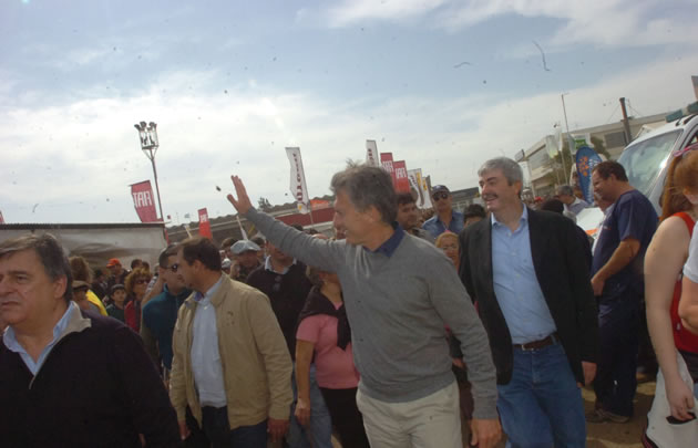 Mauricio Macri en La Rural de Río Cuarto.