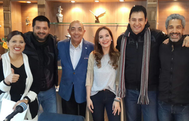 Geo, Jorge Rojas, Mario, Agustina, Monti y el Turco.