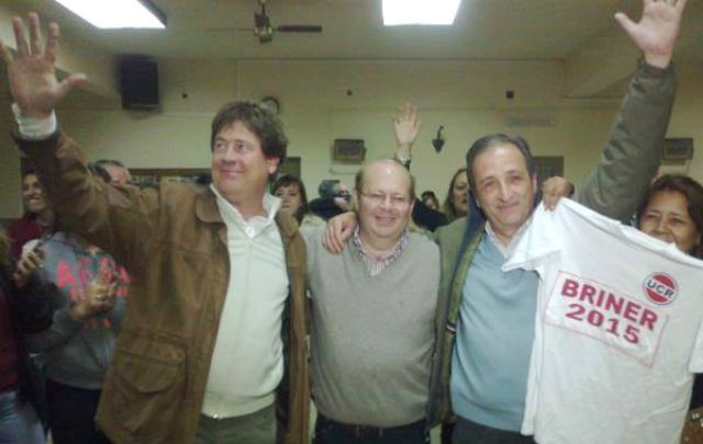 El radical Carlos Briner (izq.) se impuso en Bell Ville (Foto: diario Marca). 