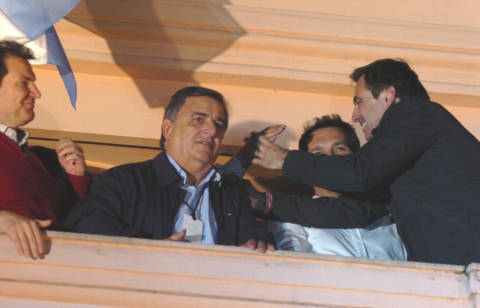 Mestre y Macri festejan en Casa Radical.
