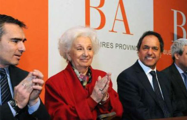 De Carlotto calificó a Scioli como un presidente de