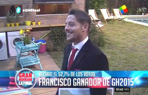 Francisco Delgado, ganador de la edición 2015 de GH.