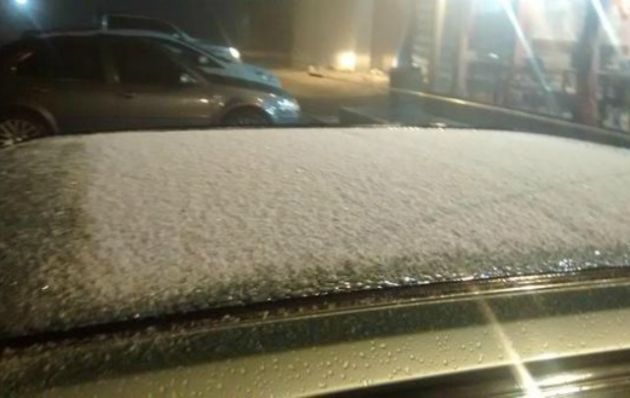 Nieve en el Parador El Cóndor