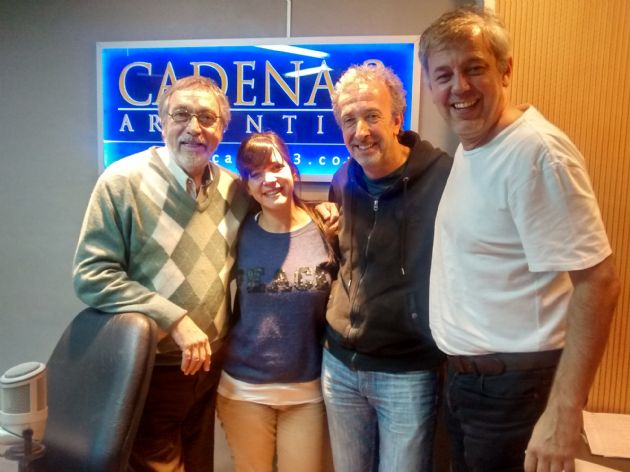 Luis Brandoni y Eduardo Blanco, en ''Una Mañana para Todos''.